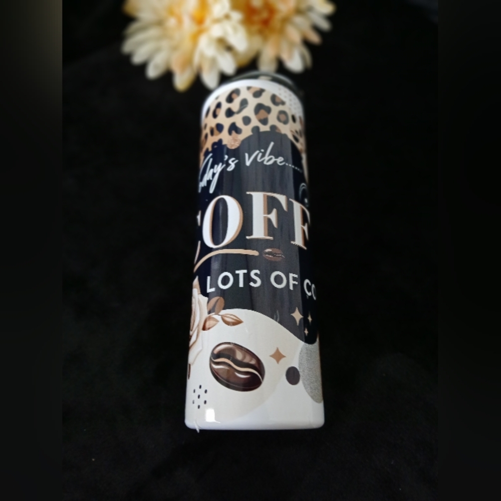 Leopard Print Coffee Can